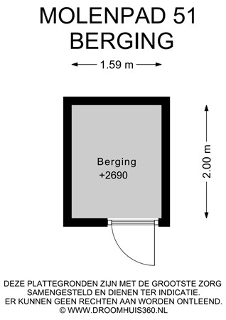 Floorplan - Molenpad 51, 1431 BZ Aalsmeer